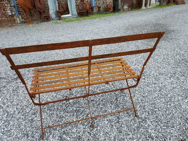 Banc de jardin en fer