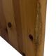 Table d'appoint vintage en bois de pin, petite table des années 1970