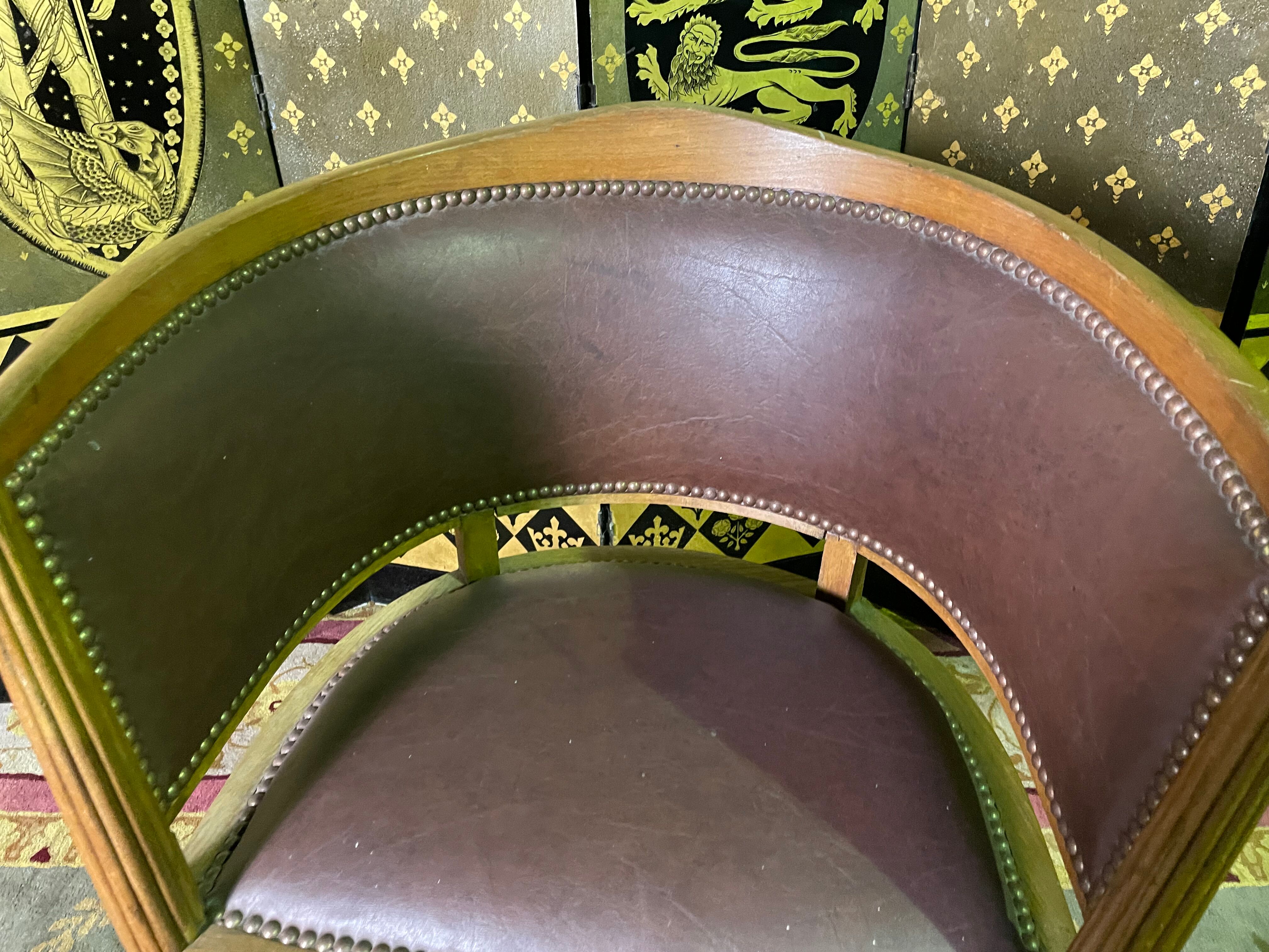 Swivel office chair Art Deco era