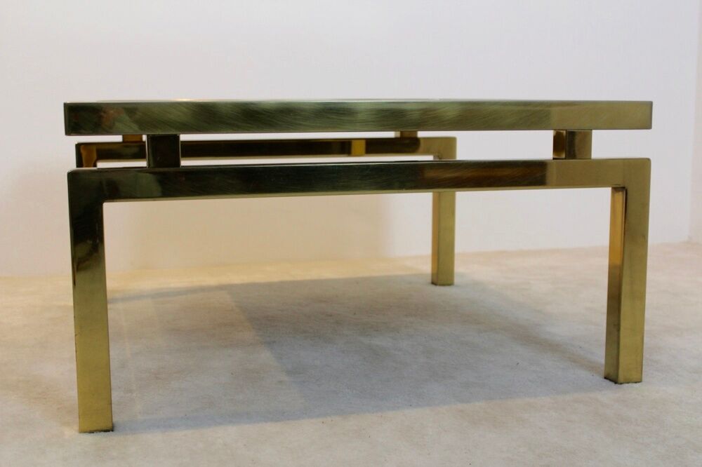Table low gold etched
