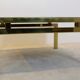 Table low gold etched