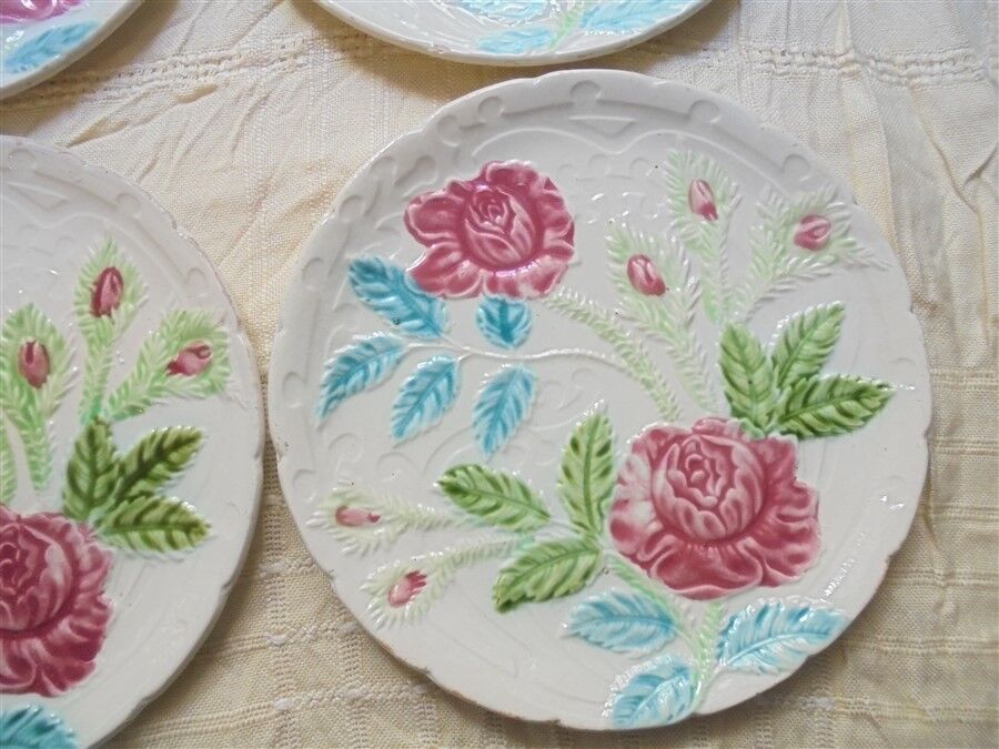 Assiettes barbotine