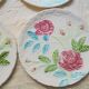 Assiettes barbotine