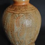 20th century stoneware carafe, salt stoneware, Perrine Léger, the workshop of the upper Gard