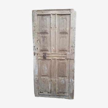 Antique door XVIII carved mouldings