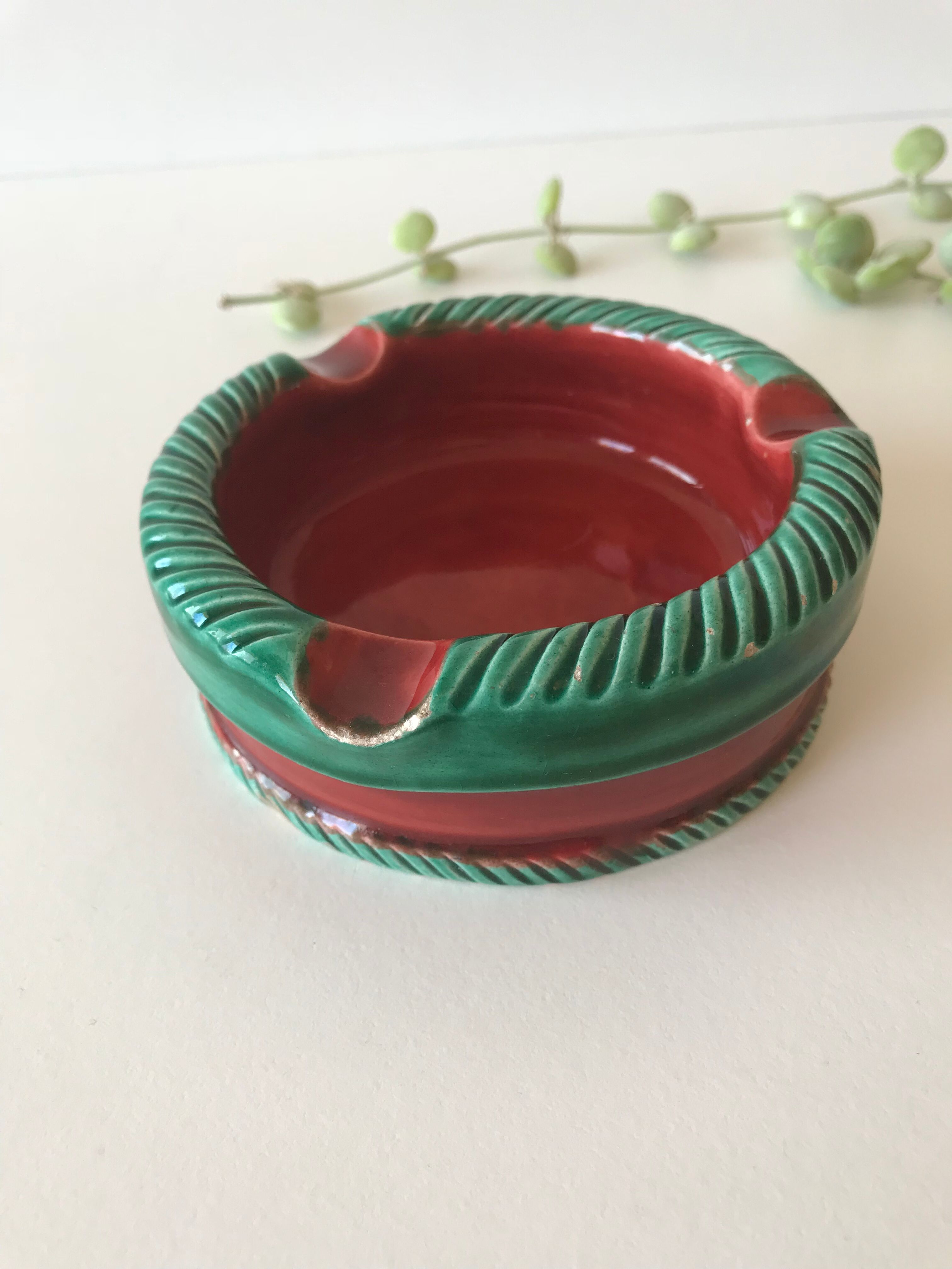 Ashtray signed Charlotte Corbin
