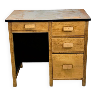 Desk with vintage drawers