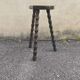 Turned wooden tripod stool 1960