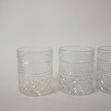 set of 4 whiskey glasses 1970