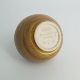 Scandinavian Modern Collectible Small Spherical Stoneware Vase by Gunnar Borg for  Höganäs Keramik