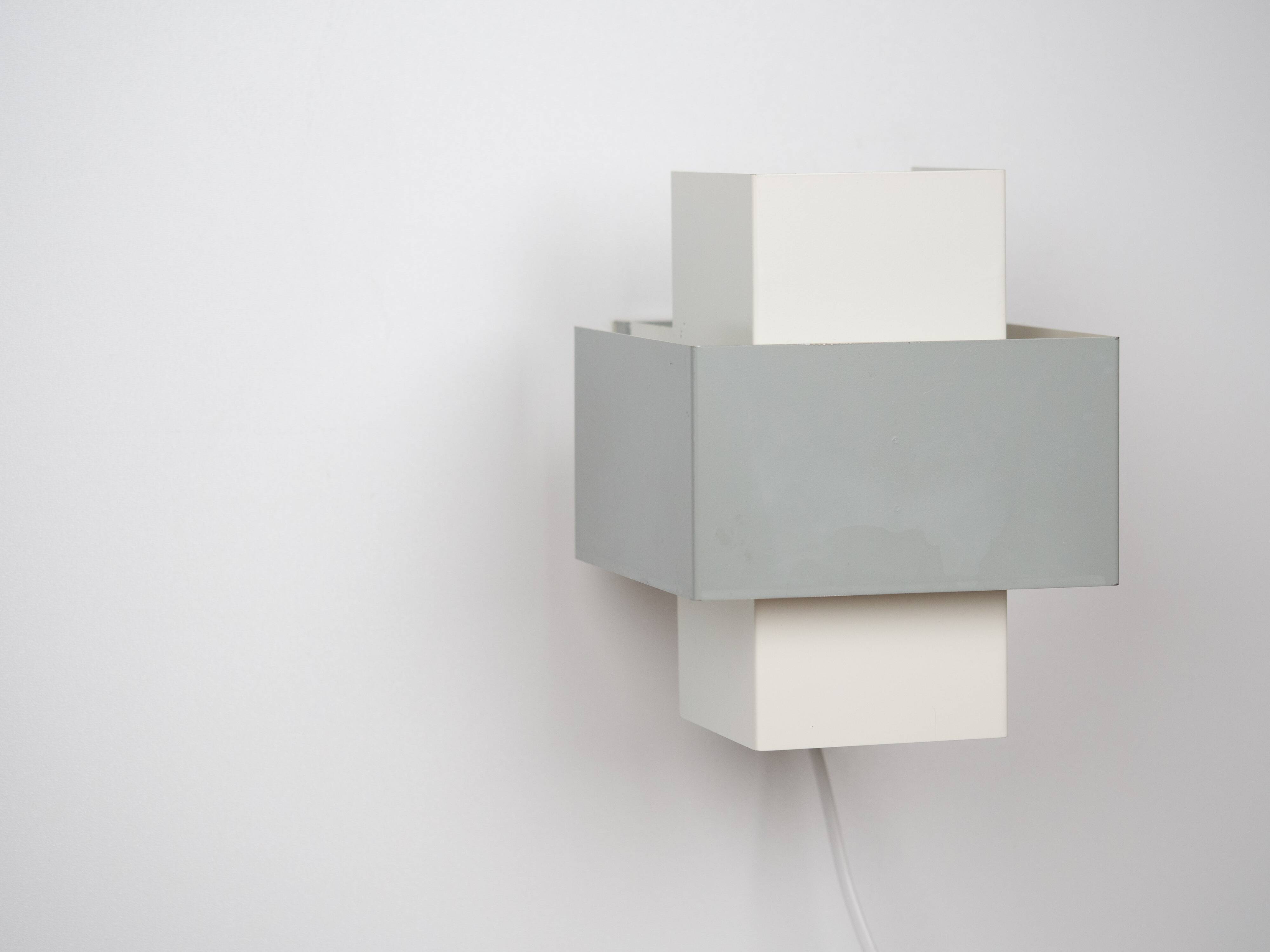 Pair of 2 modern wall lamps by Philips, 1960s