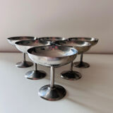 Service of 6 stainless steel cutlery sets.