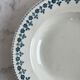 Set of 2 deep plates, ironstone LG Barreau.
