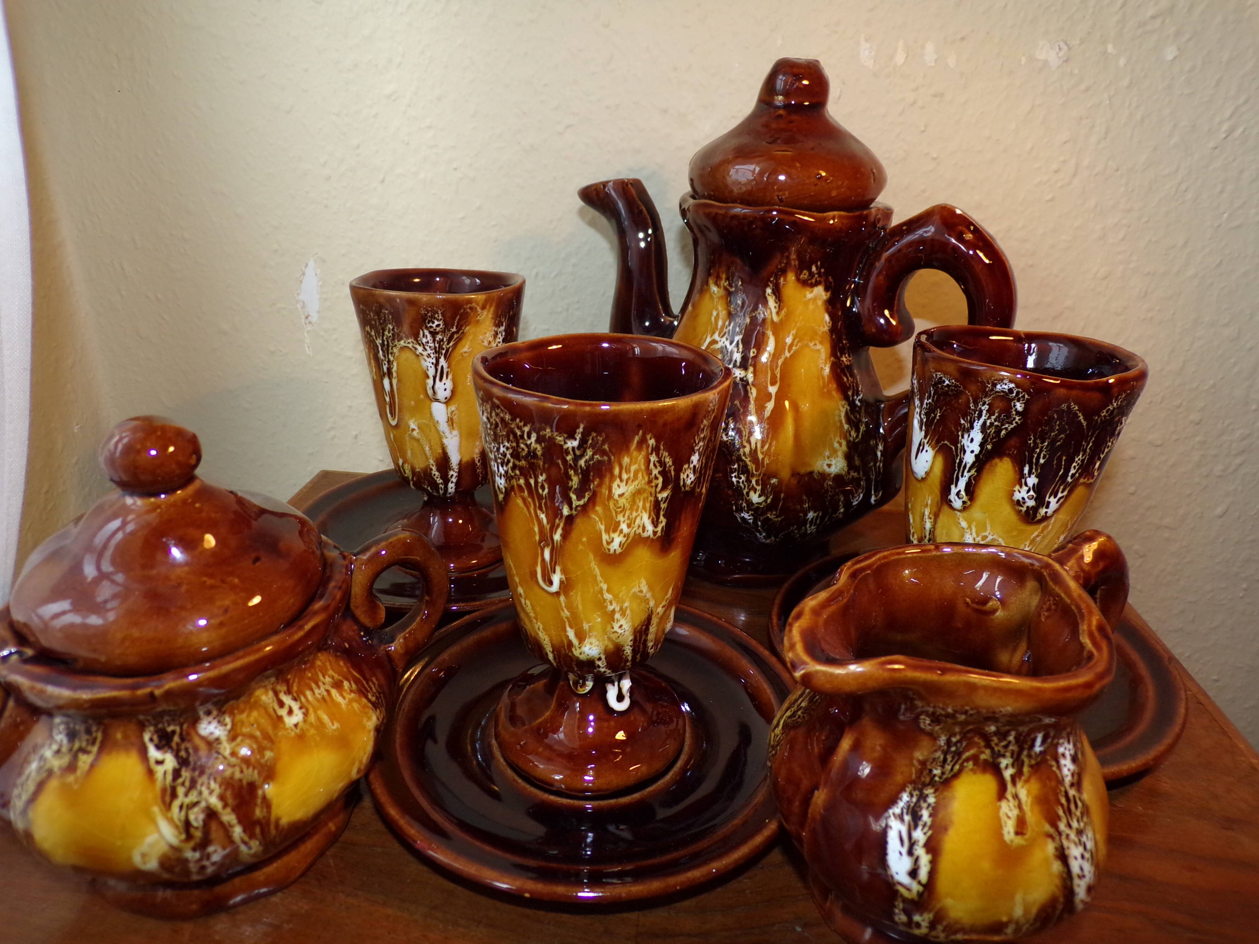 Service has coffee Vallauris mazagran