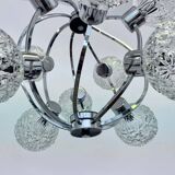 Large Galaxy Space Age Sputnik Chandelier by Richard Essig - Germany, 1970s