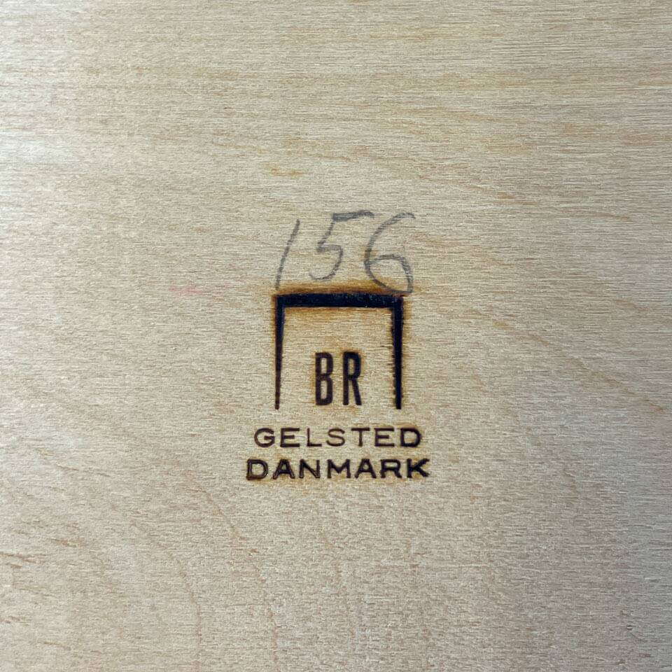 Rollable sewing box by BR Gelsted Denmark, teak, vintage from the 60s