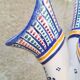 Quimper earthenware tricorn vase