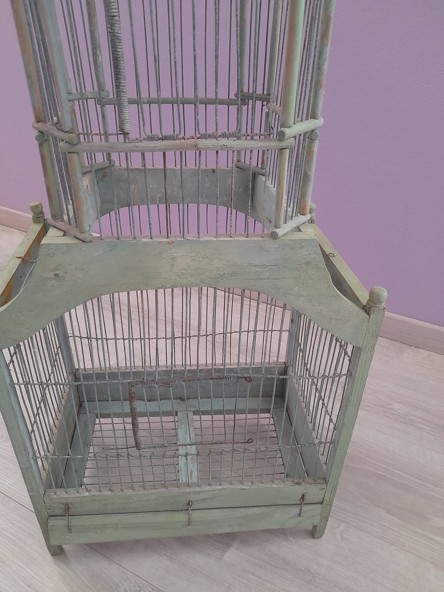 Cage à oiseaux ancienne