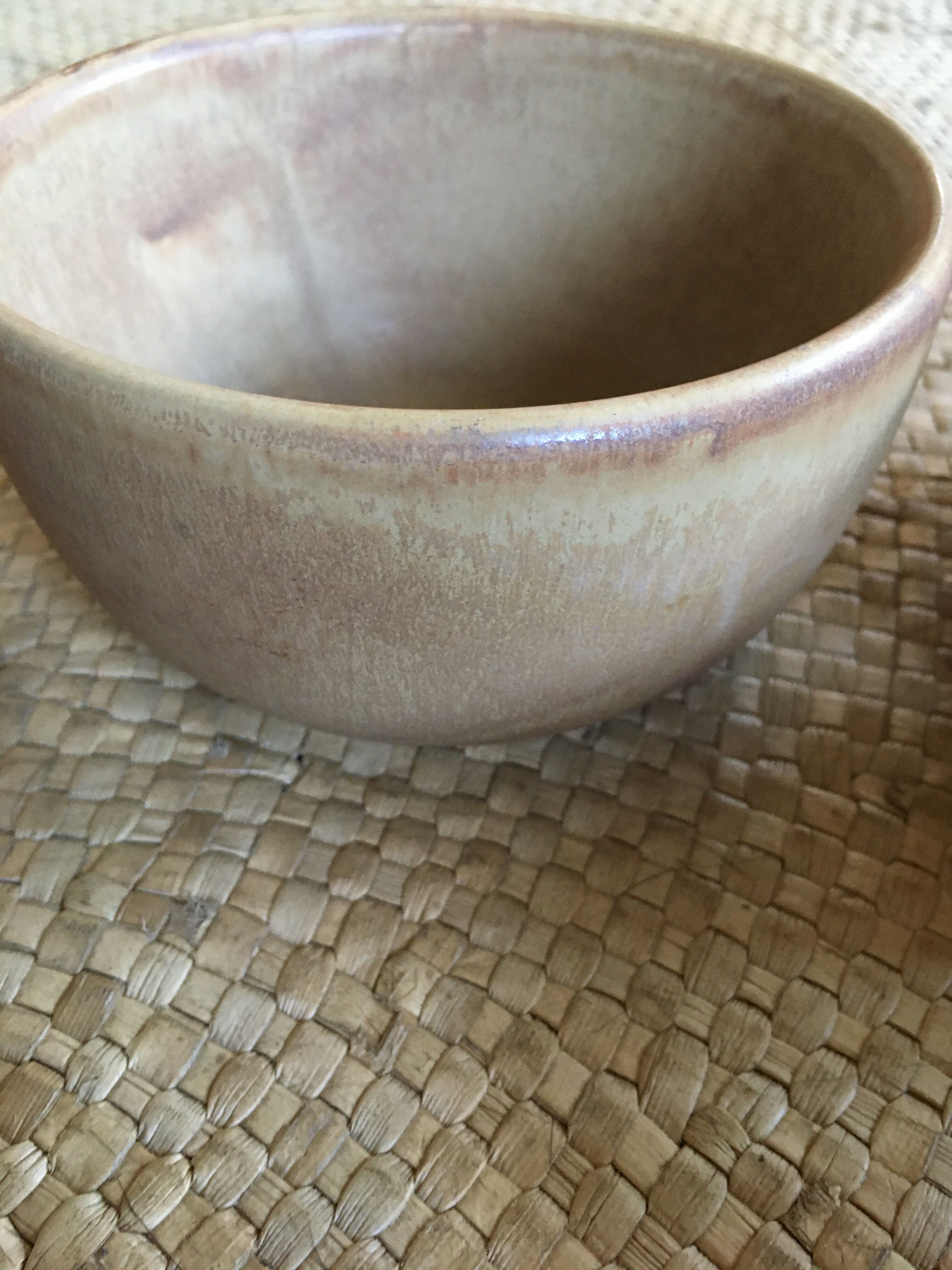 Series of 3 sandstone bowls