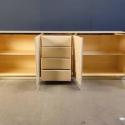 Vintage lacquered credenza, 1980s