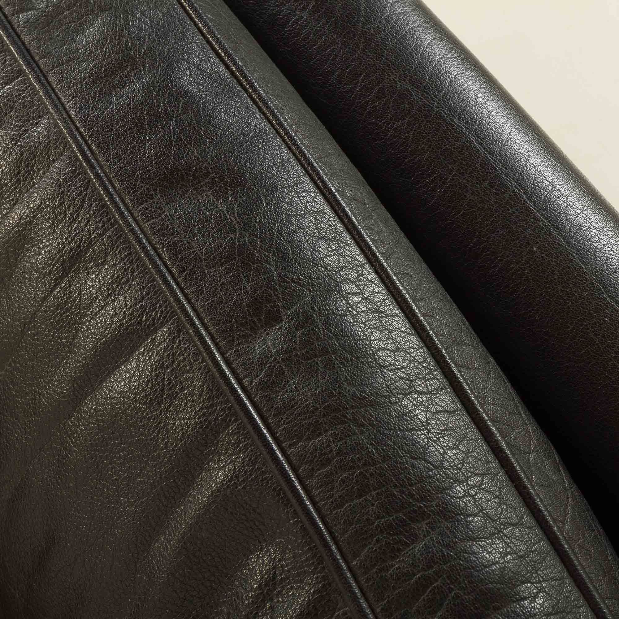 Stouby leather sofa, Denmark 1970s