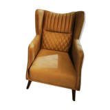 Fauteuils beige foncé