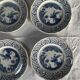 6 Old Chelsea Furnivals vintage dinner plates