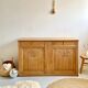 Grand Art Deco buffet in solid oak - Vintage sideboard
