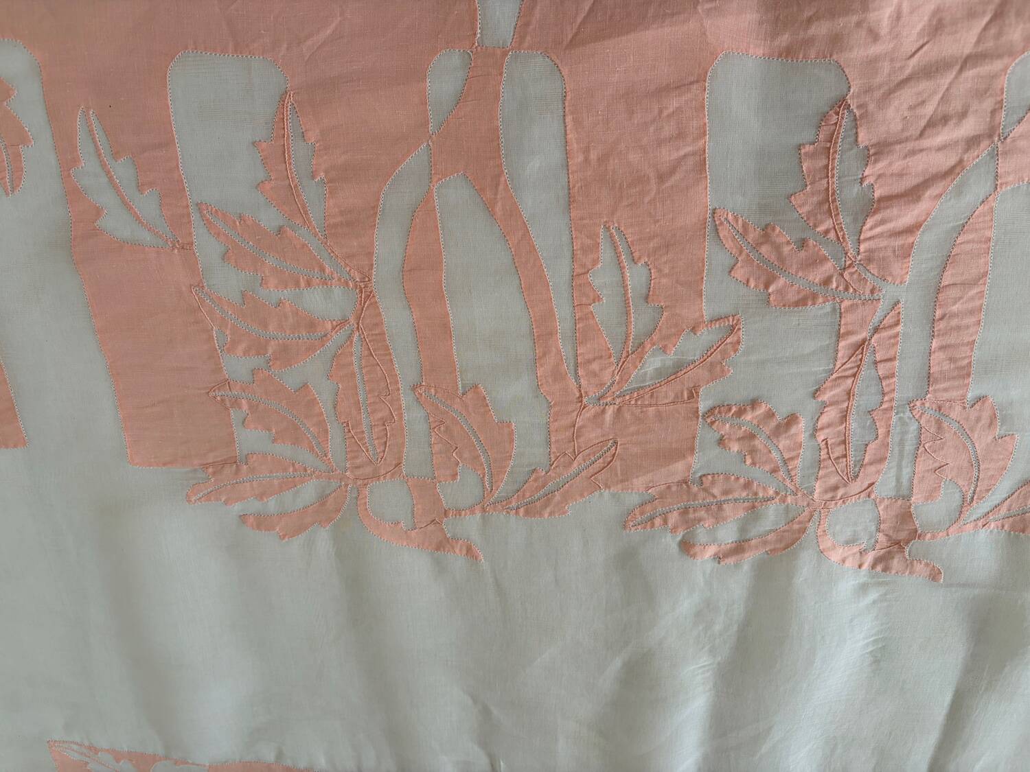 Hand-embroidered tablecloth, 1930s