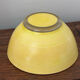 Vintage yellow glass bowl Duralex