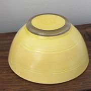 Vintage bol en verre jaune duralex