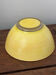 Vintage bol en verre jaune duralex
