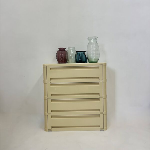 Olaf Von Bohr pour Kartell Mod. Commode 4963, Italie années 1970