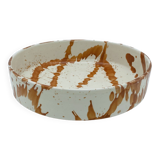 Splashing ceramic soup plate - Tunisian crafts