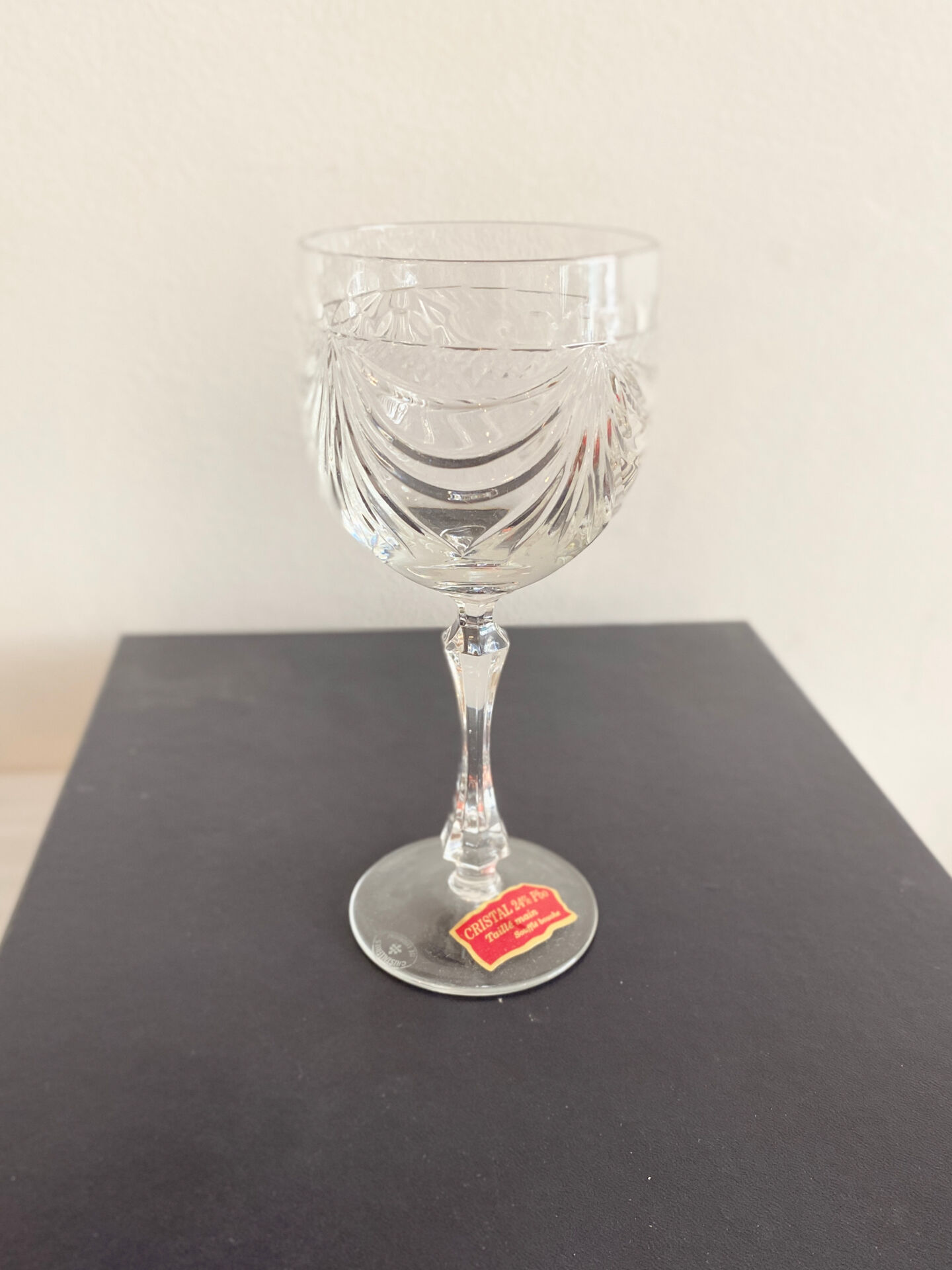 Set of 6 Lorraine crystal wine glasses - Gérard model