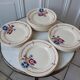 Lot of 10 plates Saint Amand model Valentin