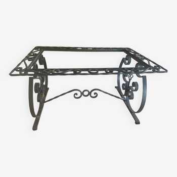 Wrought iron coffee table