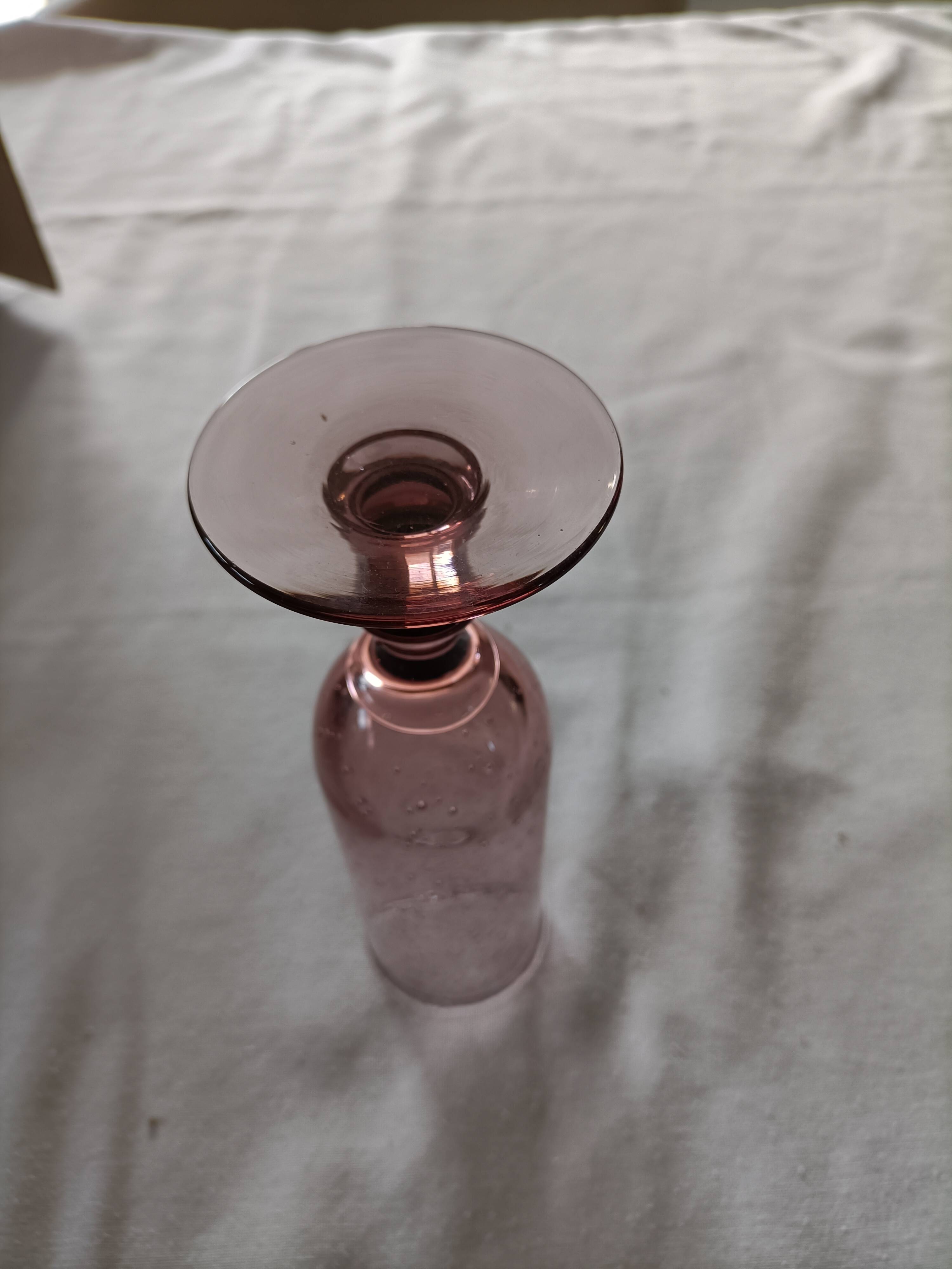 Flûtes a champagne verre bullé 10