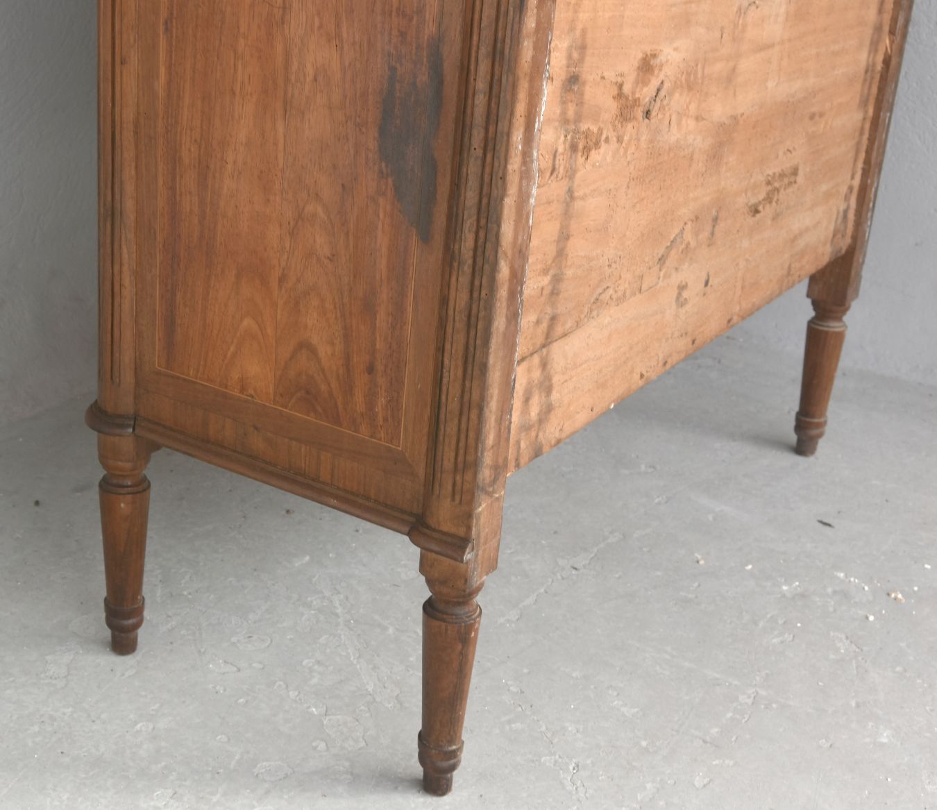 18th-century mahogany door secretary