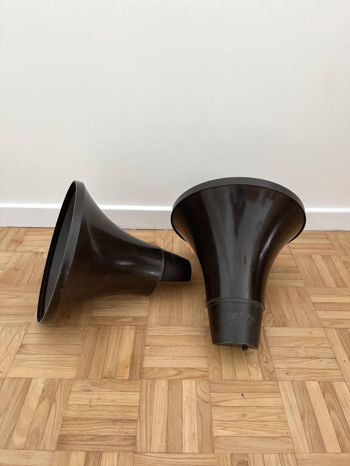 Vintage brown Tam Tam stool Stamp