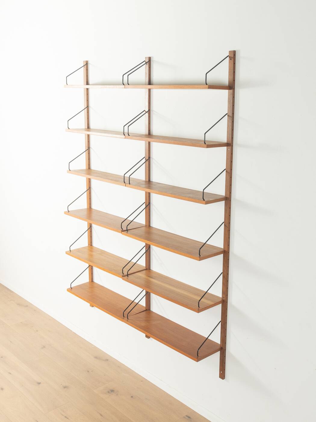 Classic wall shelf by Poul Cadovius for Cado, 1950s, teak veneer