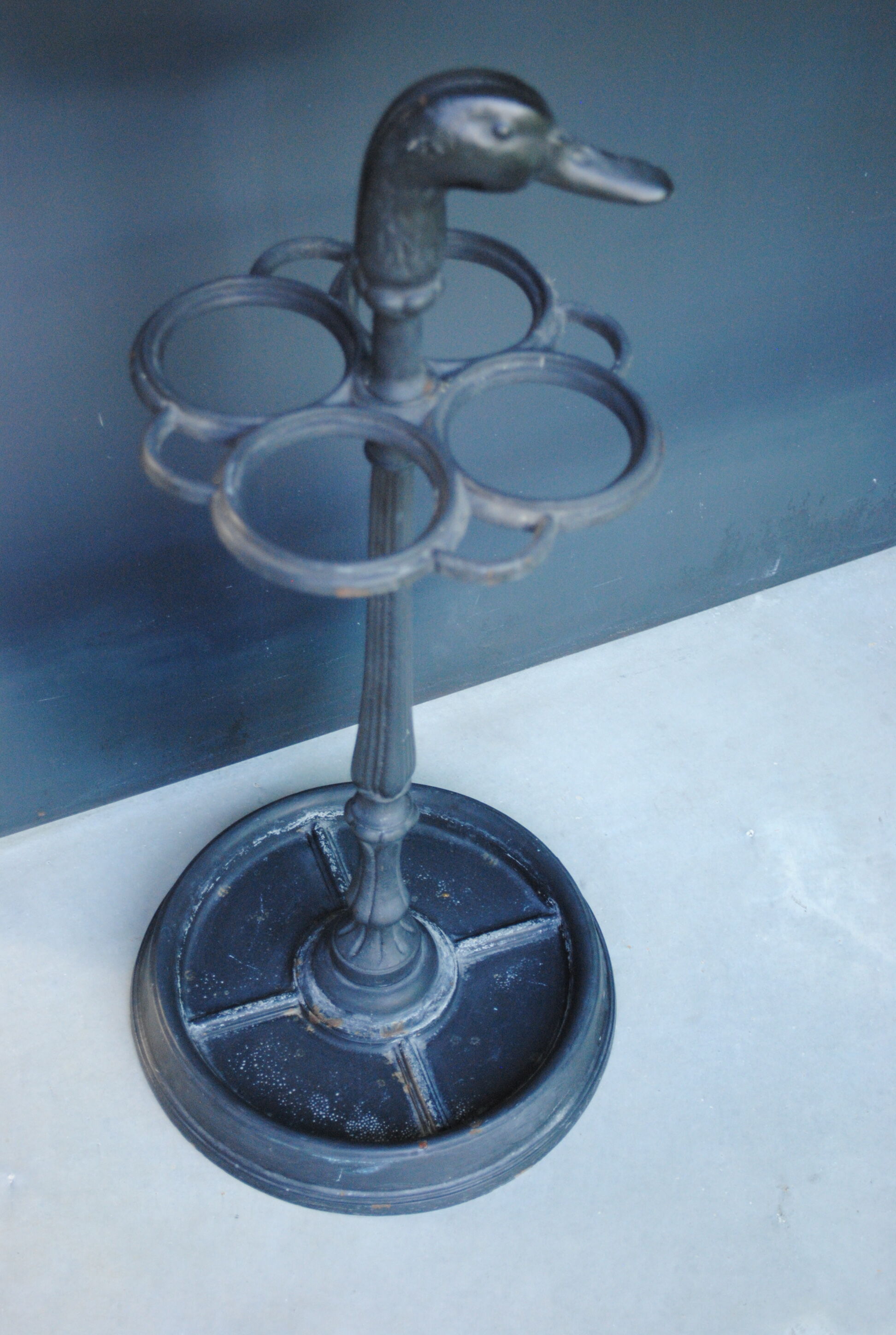 Umbrella cast-iron door