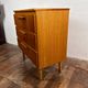 Mid century retro vintage teak chest of drawers 1960