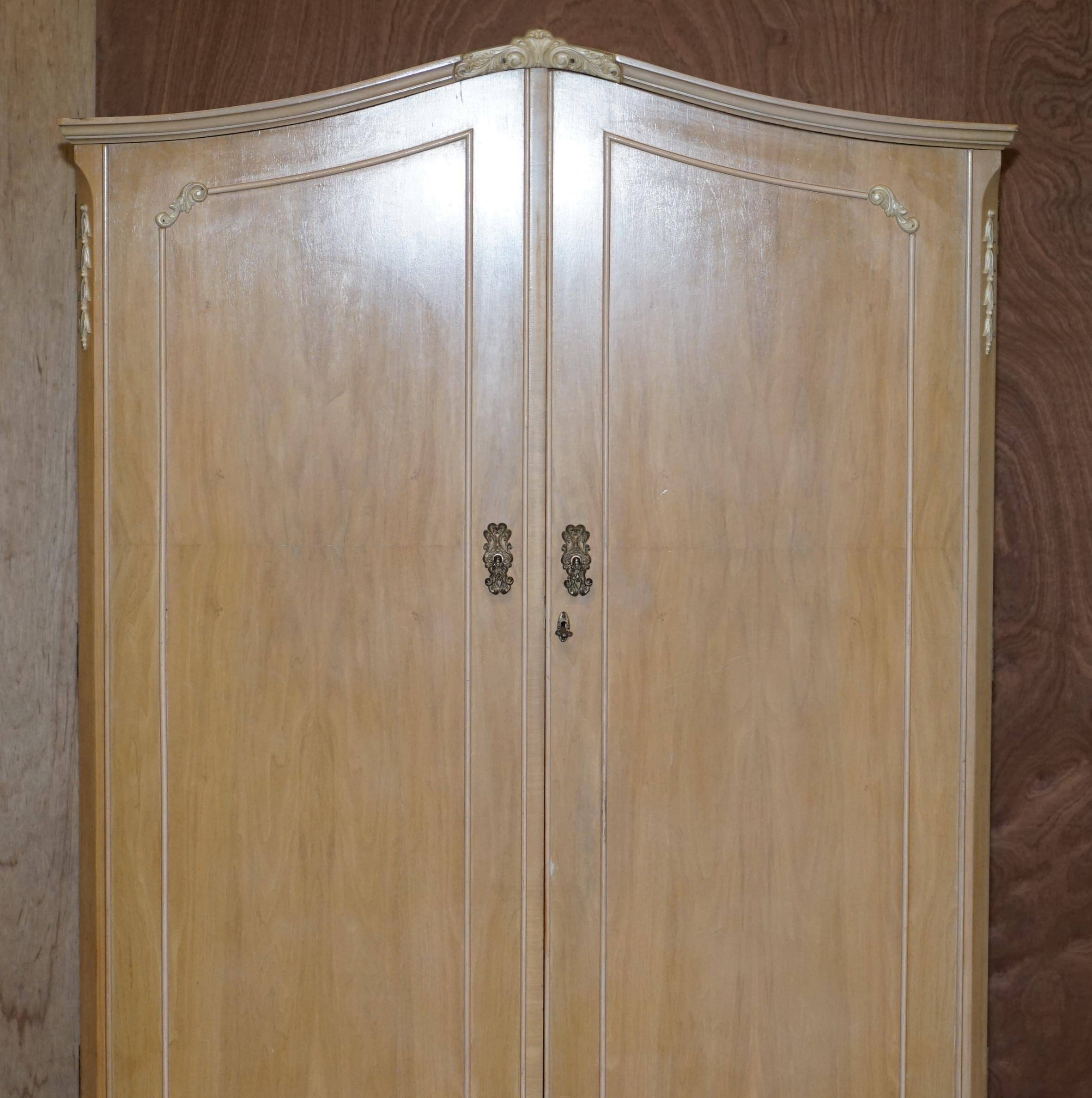 Light walnut cabinet from the 1940s