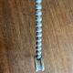 Silver metal spoon Vintage Art Deco