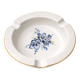 Circular Porcelain Ashtray from Meissen - Blue and Gold Floral Pattern