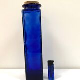 Bocal XXL en verre bleu cobalt