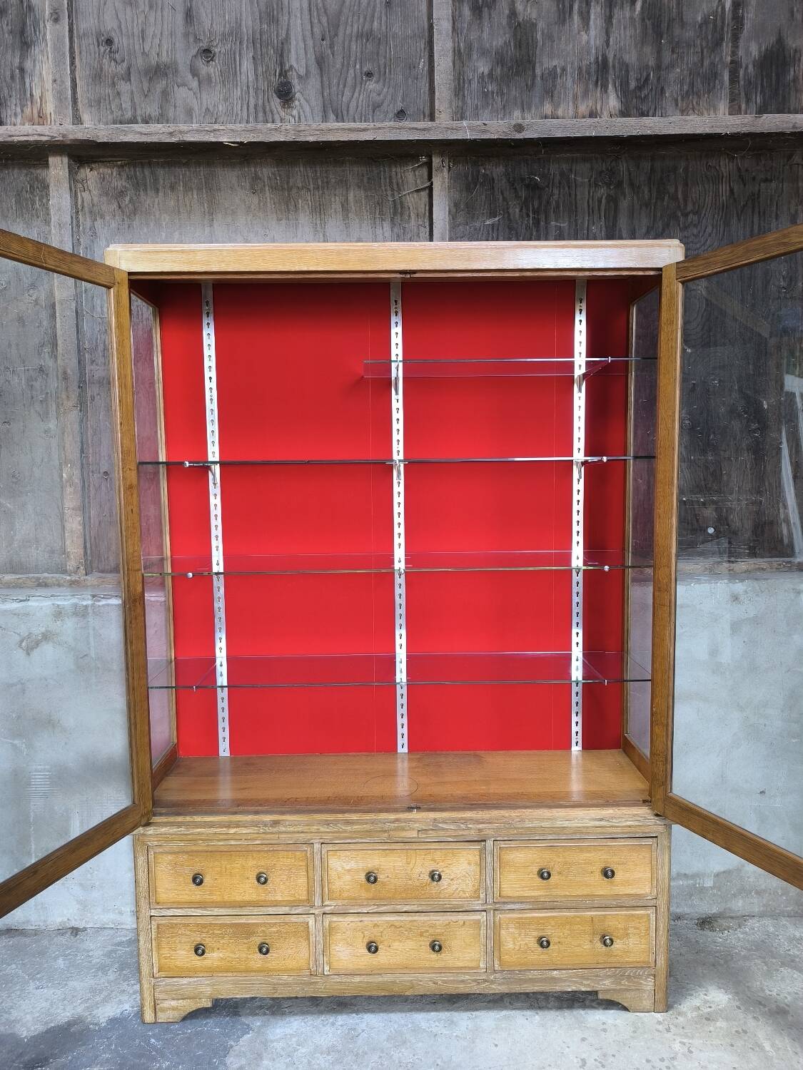 1950s trade furniture display case