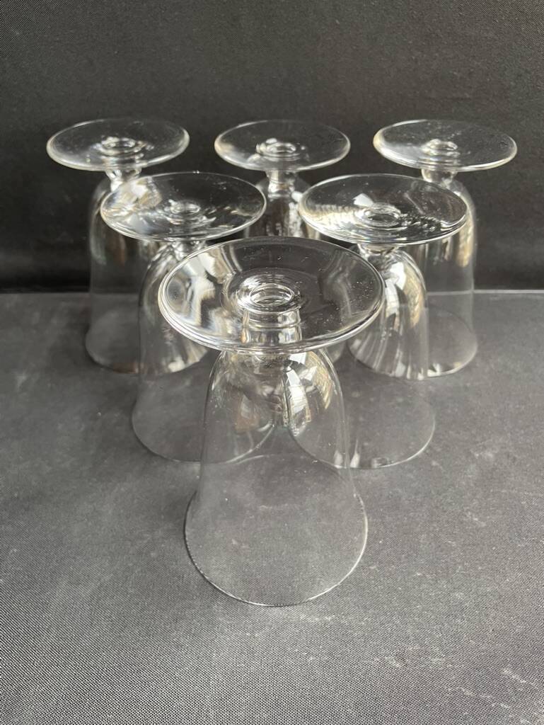 6 Baccarat water glasses Meurcie service – Art Deco