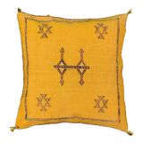 Berber cushion Moroccan yellow Sabra